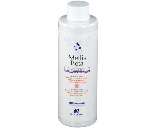 Шампунь лечебно-профилактический от выпадения волос Biogena Mellis Beta Shampoo, 200 ml, изображение 2