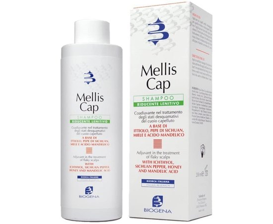Шампунь смягчающий Biogena Mellis Cap Reducing And Soothing Shampoo, 200 ml, изображение 2