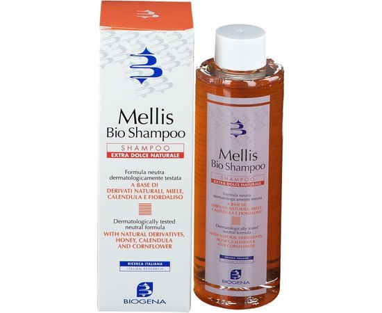 Шампунь ультраделикатный Biogena Mellis Bio Shampoo, 200 ml