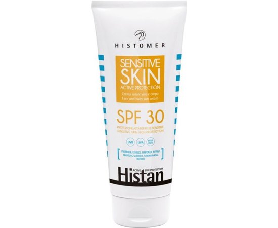 Histomer HISTAN Sensitive Skin Active Protection SPF30 Сонцезахисний крем для обличчя та тіла, 200 мл, фото 