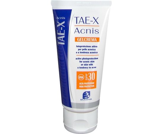 Biogena TAE X Acnis SPF30 Сонцезахисний крем для жирної шкіри і шкіри з акне, 60 мл, фото 