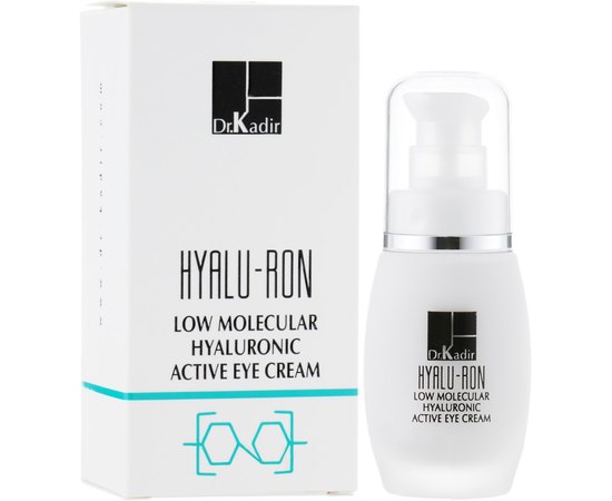 Активный крем для глаз с низкомолекулярной гиалуроновой кислотой Dr. Kadir Low Molecular Hyaluronic Eye Cream, 30 ml