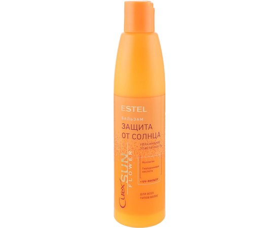 Бальзам для волос увлажнение и питание с UV-фильтром Estel Professional Curex Sunflower, 250 ml