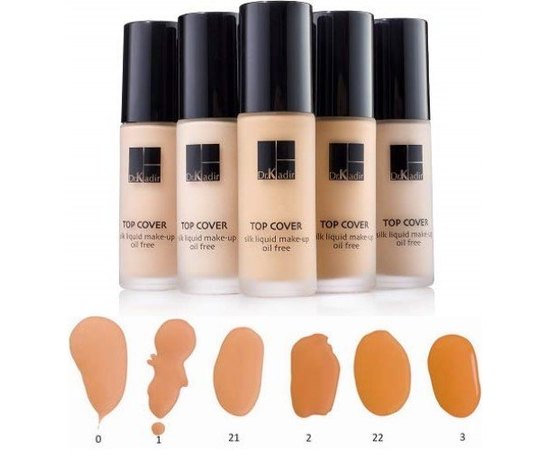 Dr. Kadir Top Cover Silk Liquid Make Up Шовковиста рідка основа під макіяж, 30 мл, фото _ab__is.image_number.default