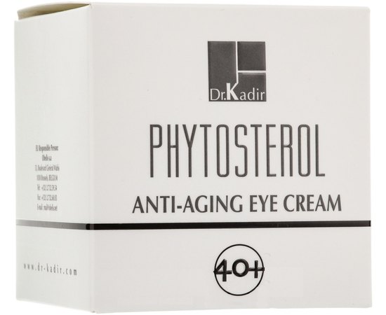 Крем под глаза для сухой кожи Dr. Kadir Phytosterol 40+ Anti Aging Eye Cream for Dry Skin, 30 ml, изображение 4 Крем под глаза для сухой кожи Dr. Kadir Phytosterol 40+ Anti Aging Eye Cream for Dry Skin, 30 ml, изображение 4