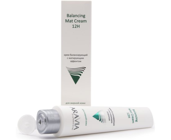 Крем для лица балансирующий с матирующим эффектом Aravia Professional Balancing Mat Cream 12H, 100 ml