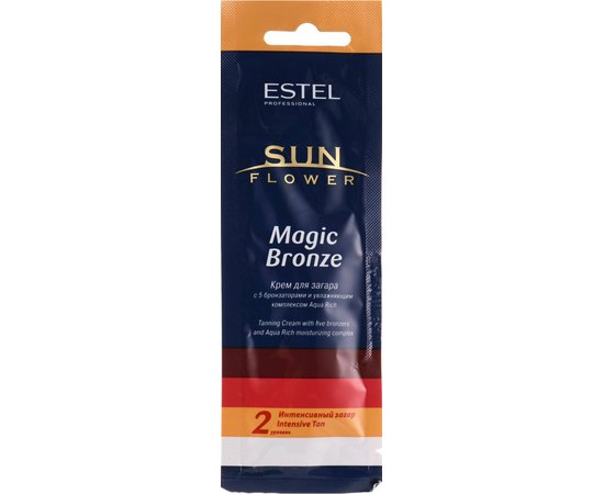 Крем для загара SOL/2 Estel Professional Sun Flower Magic Bronze, 15 ml