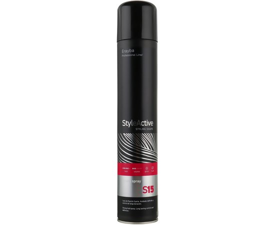 Erayba S15 Extreme Spray - Лак для волосся сильної фіксації, 500 мл, фото 