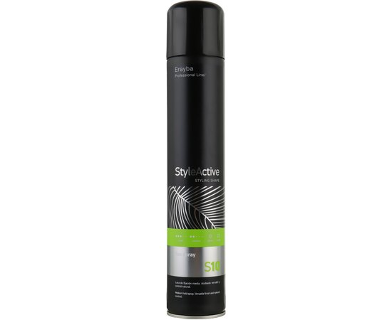 Лак для волос средней фиксации Erayba S10 Flex Spray, 500 ml