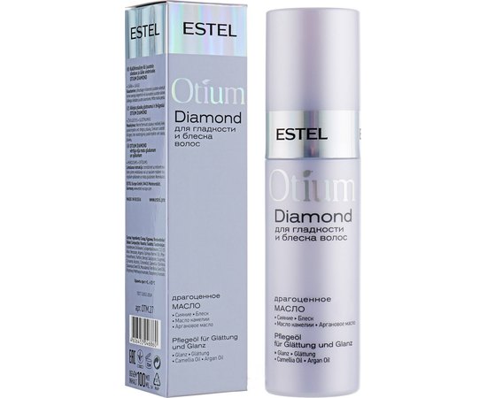 Estel Professional Otium Diamond Crystal Fluid - Масло для гладкості і блиску волосся, 100 мл, фото 