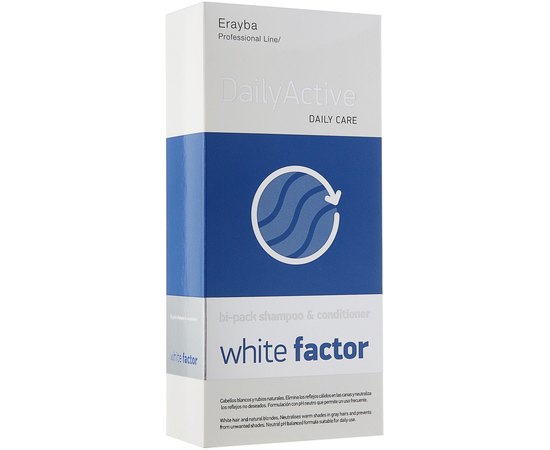 Erayba D52/D56 WHITE FACTOR - Набір для сивого і освітленого волосся, фото _ab__is.image_number.default