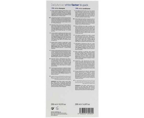 Erayba D52/D56 WHITE FACTOR - Набір для сивого і освітленого волосся, фото _ab__is.image_number.default