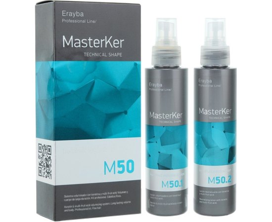 Erayba M50 Masterker Kerafruit - Набір для створення об'єму: лосьйон + нейтралізатор, 2 х 150 мл, фото _ab__is.image_number.default