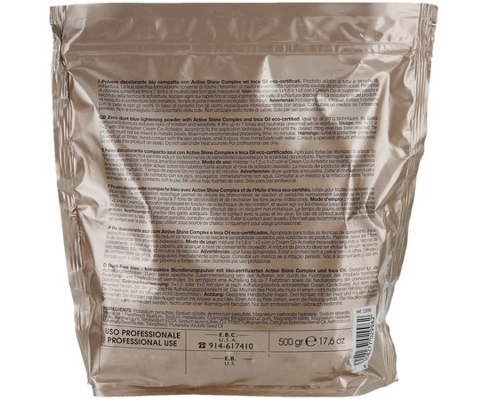 Осветляющая пудра голубая Alter Ego Be Blonde Pure Light Blue Powder, 500 g, изображение 2