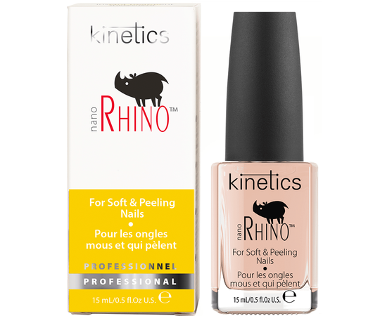 Средство для мягких и слоящихся ногтей Kinetics Nano Rhino, 15 ml