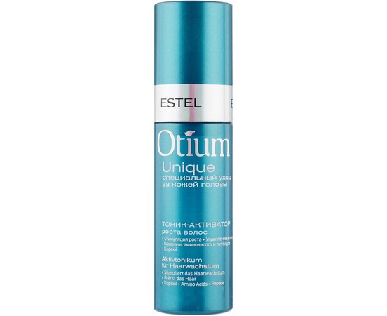 Тоник-активатор роста волос Estel Professional Otium Unique, 100 ml, изображение 2