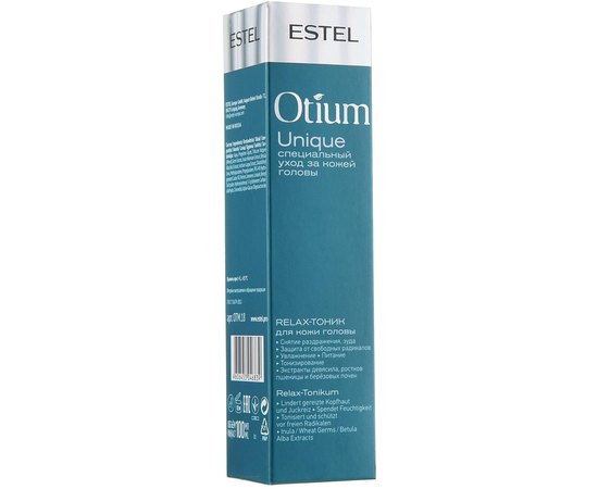 Тоник для кожи головы Estel Professional Otium Unique Relax, 100 ml, изображение 3