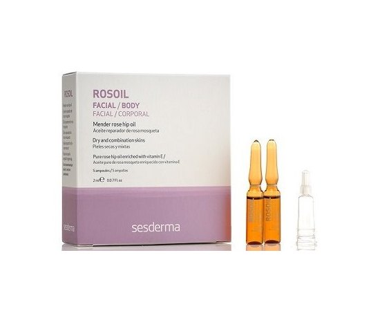Sesderma Rose Hip Oil Ampoules - Ампулы с маслом шиповника, 6х3мл