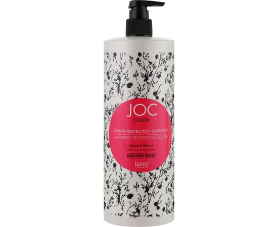 Шампунь для окрашенных волос с маслом сладкого миндаля и абрикоса Стойкость цвета Barex Joc Color.