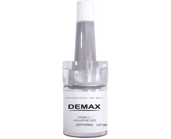 Активный порошок Витамин C и гиалуроновая кислота Demax Nanotechnologies Vitamiv C+ Hyaluronic Acid, 10 ml, изображение 2