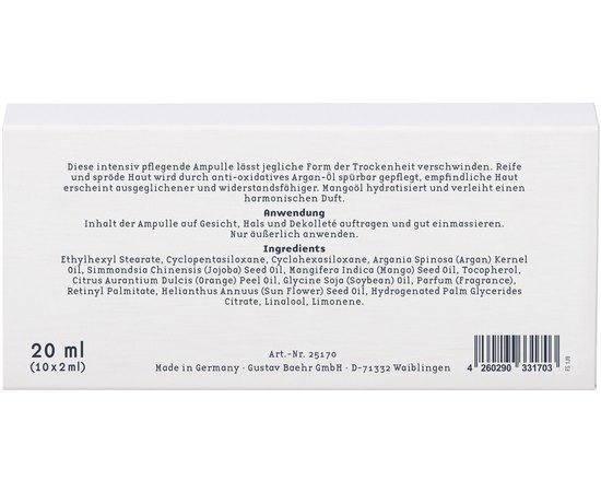 Ампула для обличчя Арганова олія Baehr, 2 ml, фото _ab__is.image_number.default