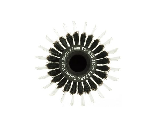 Брашинг для волос карбоновый Y.S.Park 680 Black Carbon Tiger Brush, изображение 2