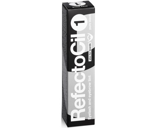 Краска для бровей и ресниц черная RefectoСil №1 Pure Black