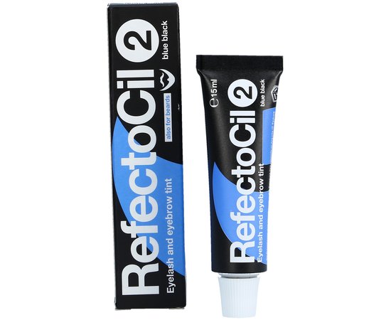 Краска для бровей и ресниц чорно-синяя RefectoCil №2 Blue Black