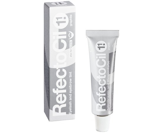 Краска для бровей и ресниц графит RefectoСil №1.1 Graphit