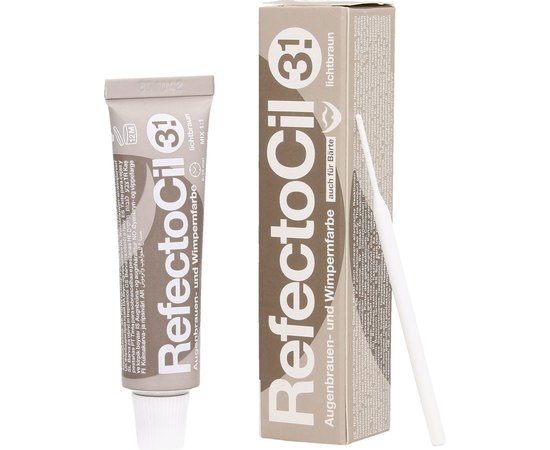 Краска для бровей и ресниц светло-коричневая RefectoСil №3.1 Light Brown Краска для бровей и ресниц светло-коричневая RefectoСil №3.1 Light Brown