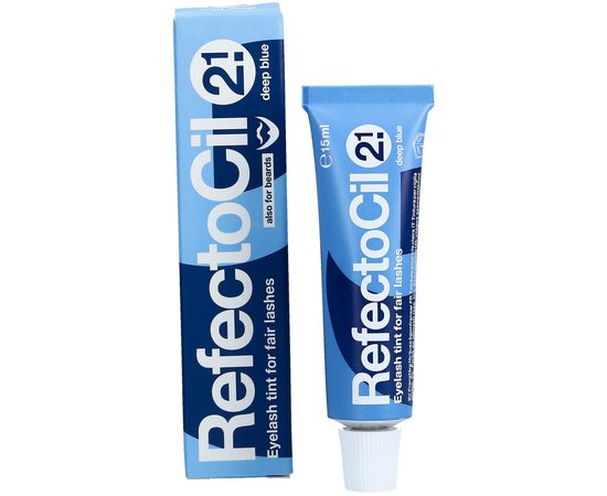 Краска для бровей и ресниц темно-синий RefectoCil №2.1 Deep Blue