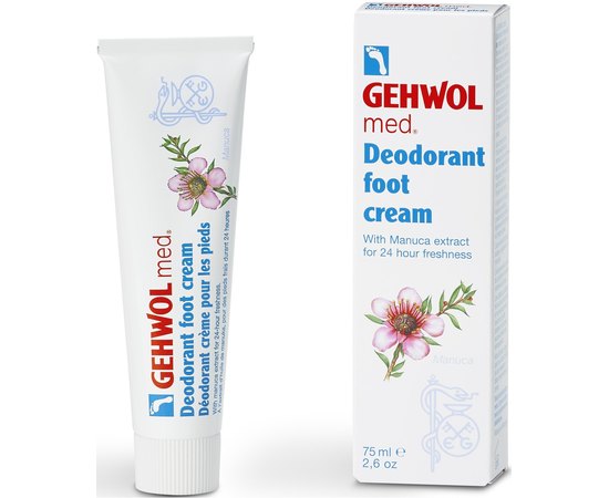 Gehwol Deodorant foot Creme Крем-дезодорант для ніг, 75 мл, фото 