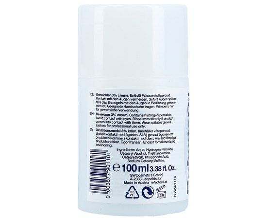Кремообразный проявитель 3% RefectoCil Oxidant 3% Cream