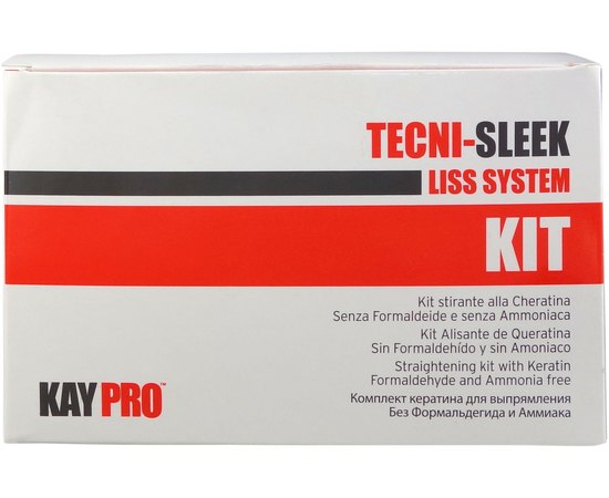Набор для проведения процедуры кератинового выпрямления Kay Pro Liss System Tecni-Sleek Kit, изображение 2