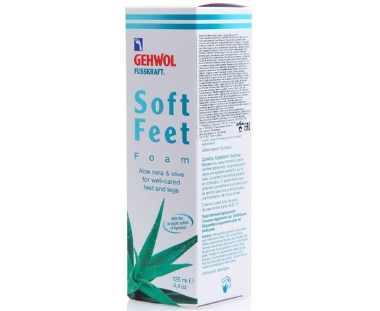 Пінка Алое вера і масло оливи з гіалуроновою кислотою Gehwol Fusskraft Soft Feet Foam, 125 ml, фото _ab__is.image_number.default