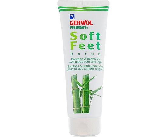 Пилинг для ног Бамбук и жожоба Gehwol Soft Feet Peeling, 125 ml, изображение 2 Пилинг для ног Бамбук и жожоба Gehwol Soft Feet Peeling, 125 ml, изображение 2