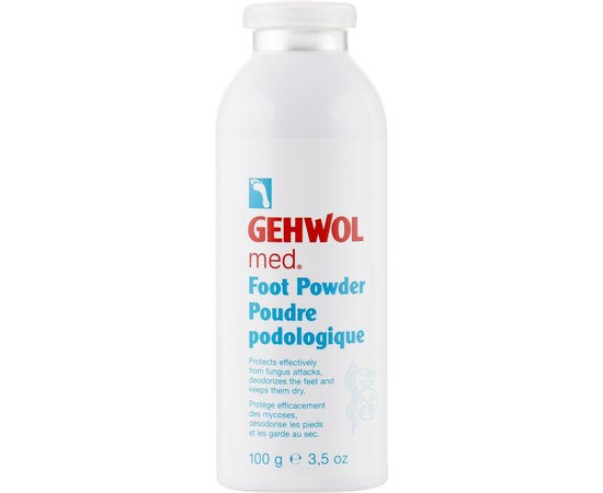 Пудра для ніг Геволь-Мед Gehwol Foot Powder, 100 g, фото 