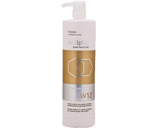 Erayba Wellplex W12 Bond Shampoo Шампунь для захисту і зміцнення волосся, 1000 мл, фото _ab__is.image_number.default
