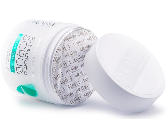 Aravia Professional Salt & Aroma Scrub Скраб для ніг з морською сіллю і тропічною вербеною, 300 мл, фото _ab__is.image_number.default