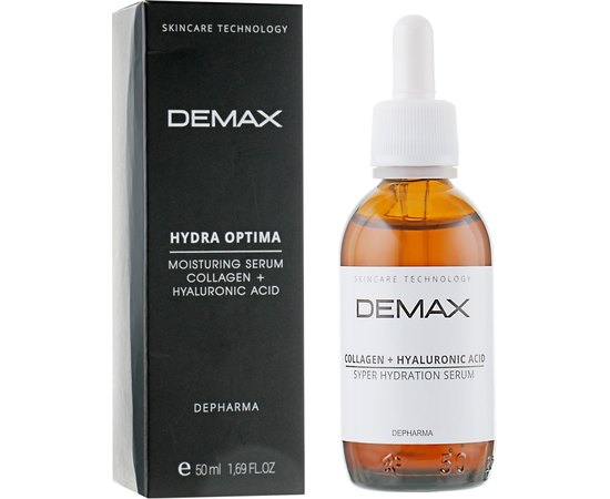 Demax Serum Сollagene + Hyaluronic Acid Сироватка Колаген + Гіалуронова кислота, 50 мл, фото _ab__is.image_number.default