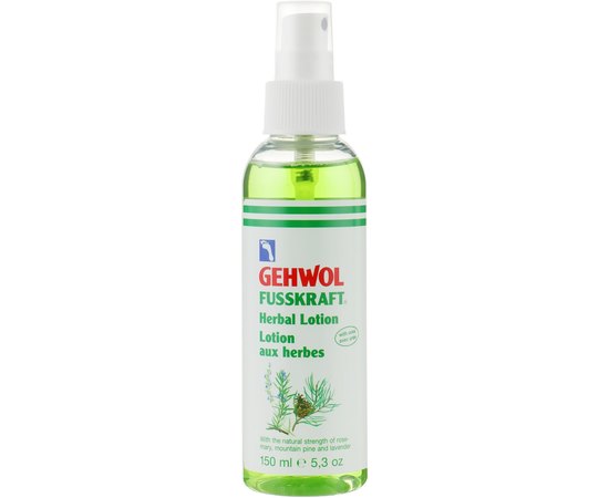 Травяной лосьон для ног Gehwol Fusskraft Krauterlotion, 150 ml, изображение 2