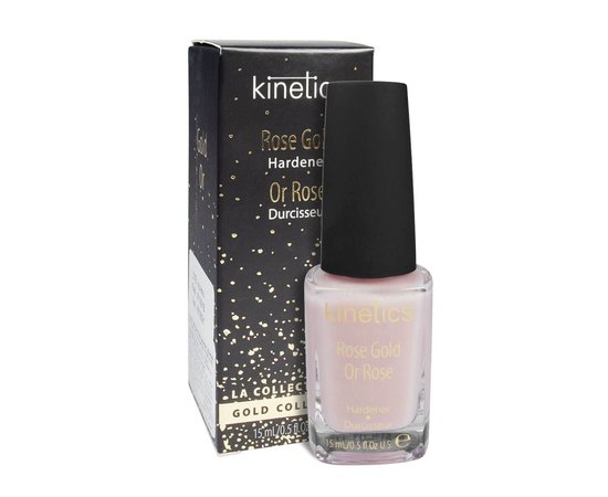 Зміцнювач для нігтів з колоїдним золотом Kinetics Rose Gold Hardener, 15 ml, фото _ab__is.image_number.default