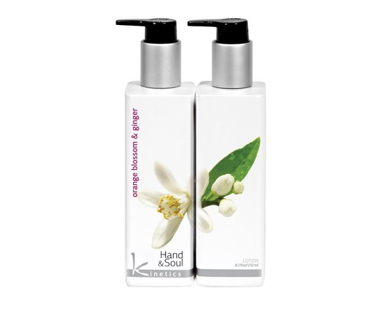 Увлажняющий лосьон для рук и тела Цветки апельсинового дерева и Имбирь Kinetics Orange Blossom & Ginger Lotion, изображение 3