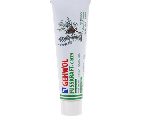 Зеленый бальзам для ног Gehwol Fusskraft Green Normal Skin Green, изображение 3
