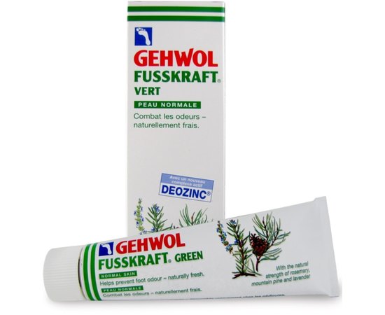Зеленый бальзам для ног Gehwol Fusskraft Green Normal Skin Green
