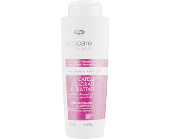 Lisap Chroma Care Revitalising Shampoo Оживляючий шампунь для фарбованого волосся (без сульфатів), фото 