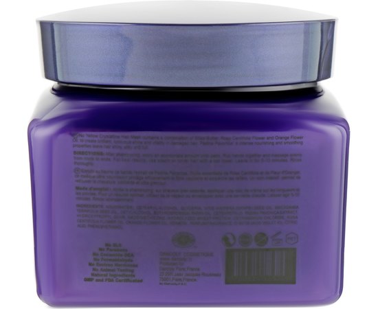 Маска для нейтралізації жовтого пігмента Angel Professional No Yellow Crystalline Hair Mask, 500 ml, фото _ab__is.image_number.default Маска для нейтралізації жовтого пігмента Angel Professional No Yellow Crystalline Hair Mask, 500 ml, фото _ab__is.image_number.default