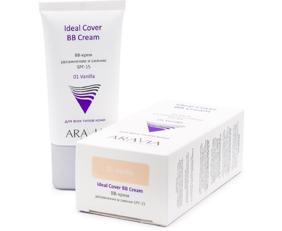 BB-крем увлажняющий SPF15 Aravia Professional Ideal Cover BB-Cream,50 ml, изображение 3