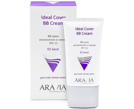 BB-крем увлажняющий SPF15 Aravia Professional Ideal Cover BB-Cream,50 ml, изображение 2