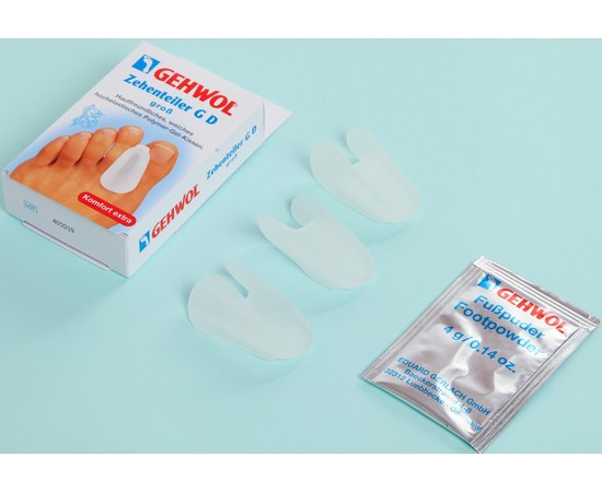 Гель-корректор для профилактики и коррекции деформированных пальцев Gehwol GD, 3 шт, изображение 5